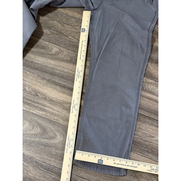 CARHARTT RELAXED FIT GRAY DENIM WORK JEANS MENS 38X30 - Picture 4 of 9